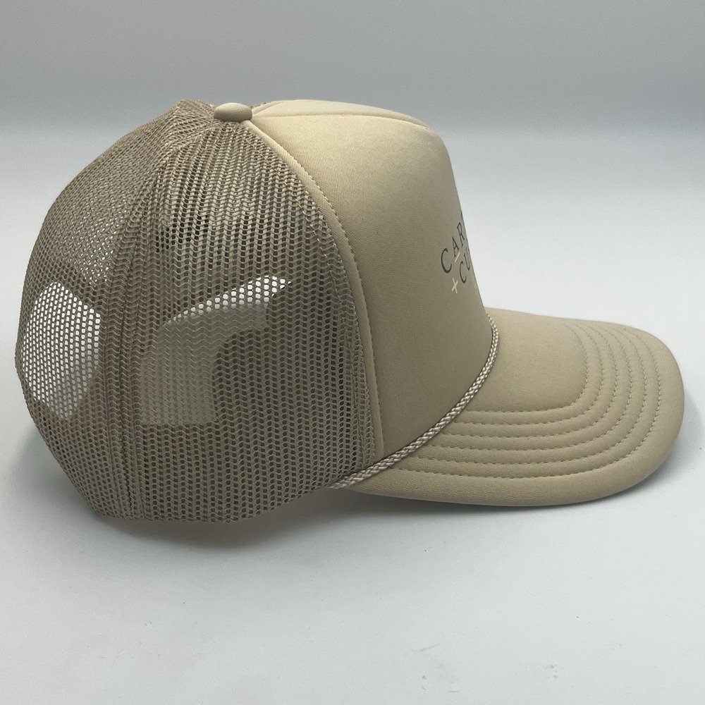 Carteret + Curated by McLere Trucker Cap Hat Mesh Back Snapback NEW - Picture 3 of 4